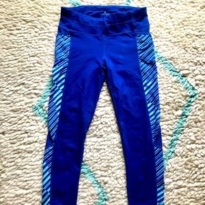 Blue Athleta Running Tights